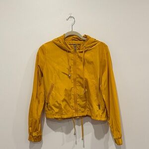 Women's Yellow Hooded Jacket